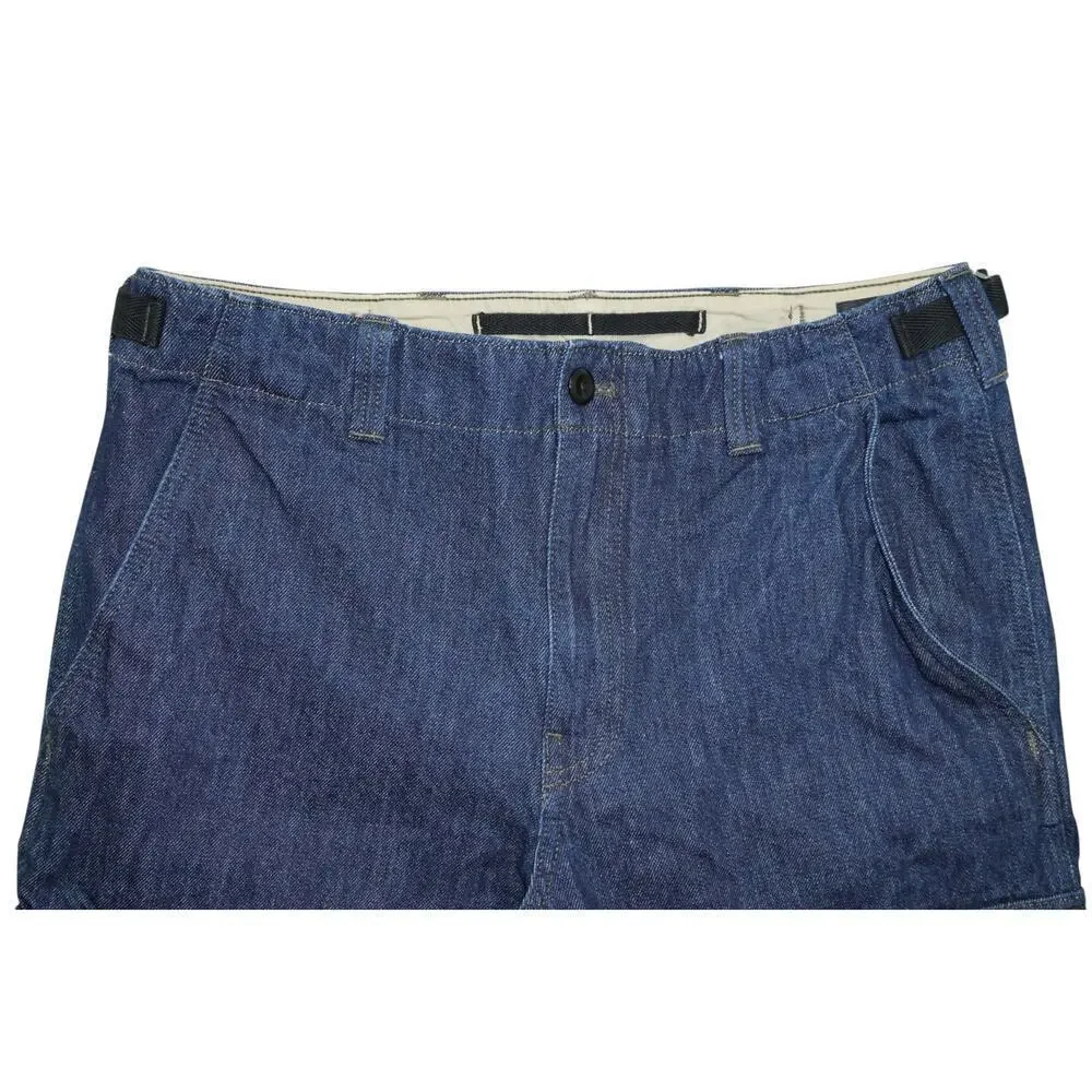 Banana Republic Denim Utility Cargo Pants – Size 32 – Tapered Fit Workwear Jeans